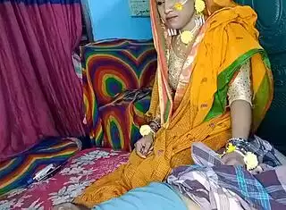 newlywed desi wife sucks bends for husband's hardcore doggystyle pounding tonight