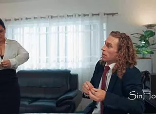 Wife Catches Me With Chubby Assistant Joins Fuck