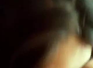 He loads a big jizz facial on her face after blowjob