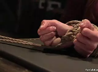 Babe Submits to Monster Cock in Bondage Play