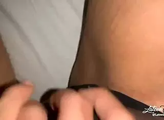 Latina teen rides cock