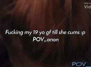 why fuck my gf harder until she cums with deepthroat on small tits