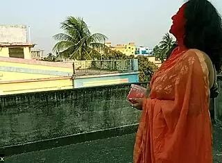 lucky 18yrs tamil boy enjoys hardcore threesome with two milf bhabhis, dirty talk and anal