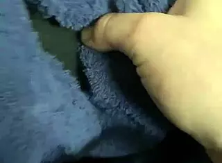 During the panty raid. He unleashed a massive cumshot all over her hot panties.