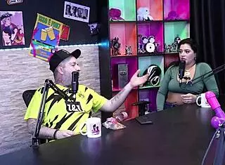 Wow, she flashed her tits after losing the jerk-off game!