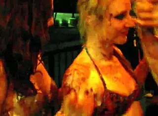 have you seen king curing chocolate wrestling olympics movie with sexy models in pool?