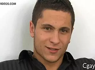 two guys in amateur gay porn having fun together