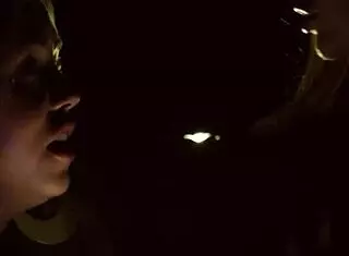 Two Scared Chicks Choose Fucking Over Horror Movie With Lesbian Oral And Natural Tits