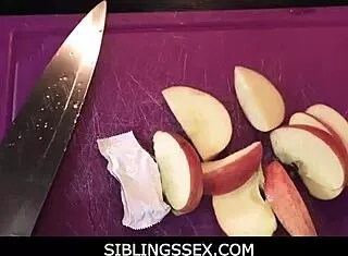 Fucking My Teen Stepsister In The Kitchen Boldly