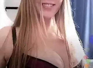 Lucy's big tits tease on igtv