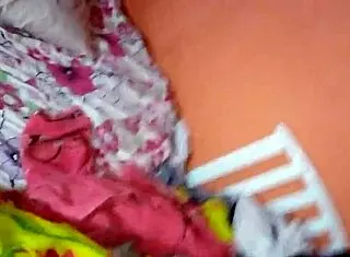 Caught sis masturbating, helped her cum