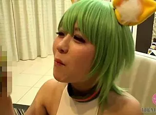 Hentai Cosplay Girl Performs Blowjob And Shoots In Intro