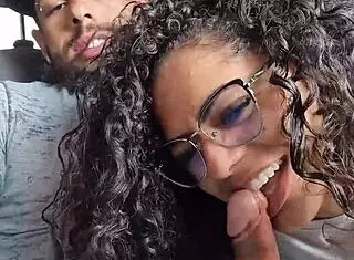 Latina amateur gives blowjob in POV session