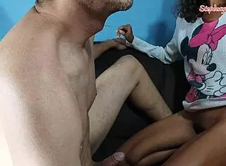 i suck his cock on webcam with latina teen e v i