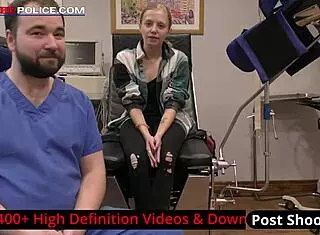 Officer Tampa Makes Student Ava Siren Suck His Dick In The Classroom After Catching Her Masturbating.