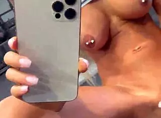 Athletic Monika Fox Masturbates Hard & Squirts Outdoors!