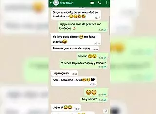 游戏妹发WhatsApp裸照结果操翻天😏