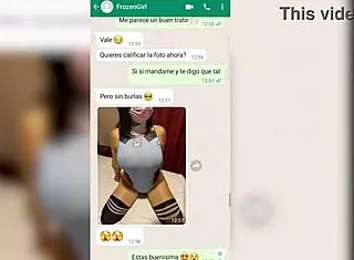游戏妹发WhatsApp裸照结果操翻天😏