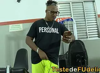 Caught my personal trainer fucking my busty cousin at the gym