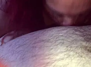 BBW MILF sucks small 18+ cock