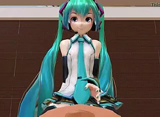Hatsune Miku's Intense Cowgirl Passion