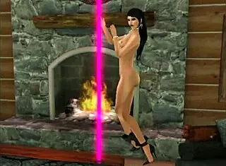 I watch the pornstar from babygurl productions dancing gracefully on stage