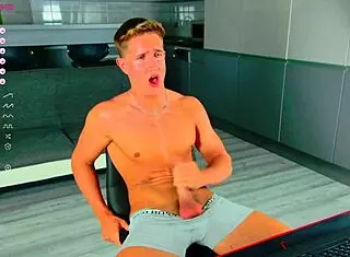 Watch Christian Levine stroke his big monster cock today