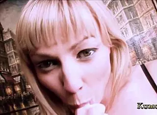 kumalott features interracial anal with a blonde milf and big black cock.