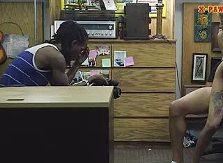 Yo, my black bf let the pawn guy bang my lady!