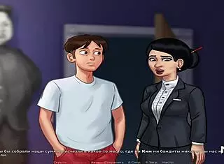 summertimesaga passionate kiss in living room episode 4 part 3