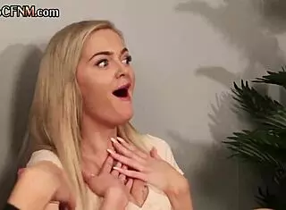 cfnm femdom ladies sucking cock in group bj and hj action