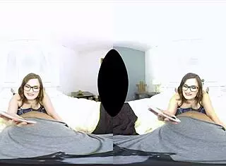 Holly Banks strokes her cock while getting a blowjob from her friend in this hardcore scene.