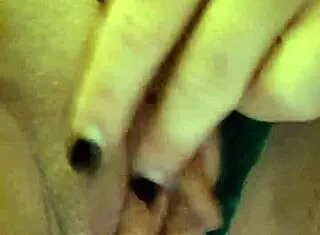 i got so horny playing with my wet panties and pussy solo in the shower