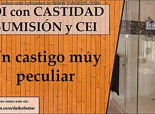 Expert JOI with chastity punishment and CEI challenge! 🔥