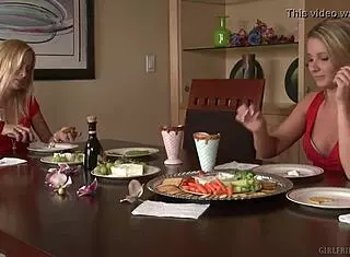 Mellanie Monroe Intensely Fingers Her Blonde Friend's Big Tits Pussy To Orgasm