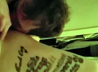 Devouring Lyn's dripping wet pussy and tattooed ass in homemade teen video