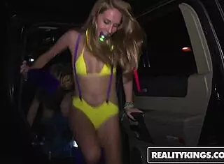 Amateurs In The VIP MAKE MOVES With Group Banging