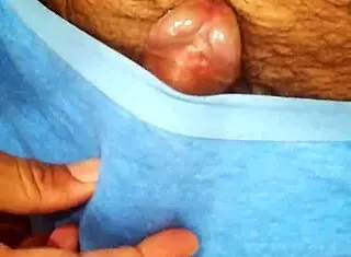 i put my monster cock in my wife's hairy underwear