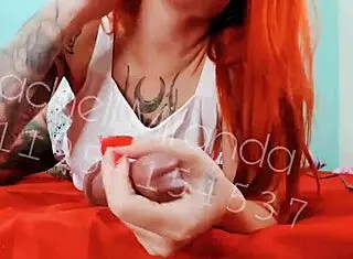 Brazilian amateur pornstar rachell miranda masturbates her tattooed pussy to orgasm