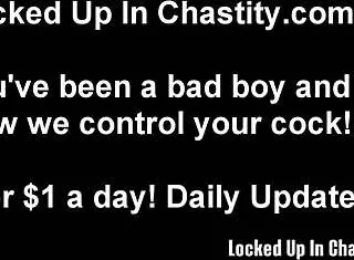 your pathetic cock needs locking up in bondage