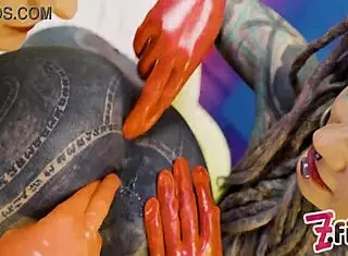 Watch These Latex DOMINATRIXES FIST That Sissy ASS!