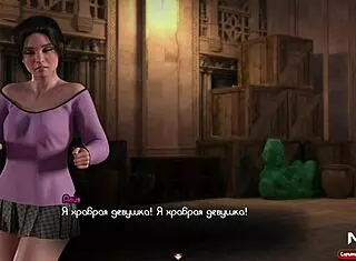 In Treasure of Nadia, Sexy Girl Jerks My Cock