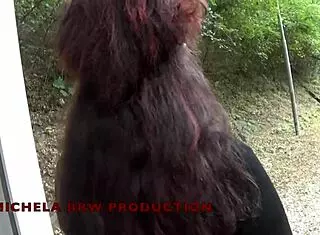 i fuck her ass at the bus stop in this amateur milf anal scene