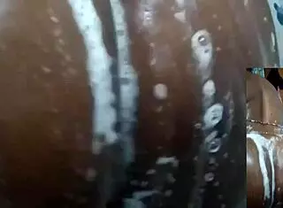 Cyndy Blackslave Masturbates In Shower With Squirting Close Up