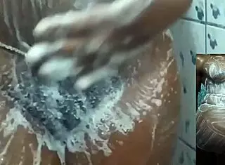 Cyndy Blackslave Masturbates In Shower With Squirting Close Up