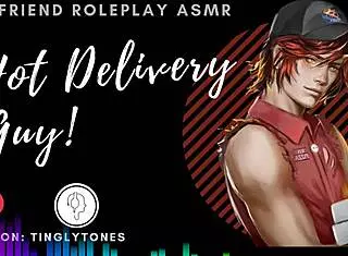 Hot delivery guy boyfriend roleplay asmr male voice m4f audio only masturbation kinky