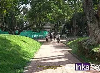 tierna petite 18+ colombiana bent over for doggystyle cum in pussy and ass