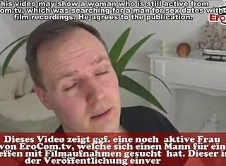 this german milf meets a guy for amateur sex without condom and gets creampied