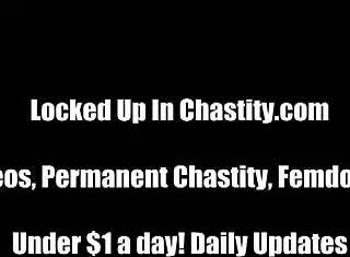 Goddess Commands Slaves in Chastity for BDSM Domination