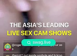 omg i can't stop fingering my tight taiwanese pussy on swag live u shellcity